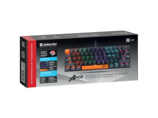 Клавиатура Defender Apex GK-002 Black-Grey
