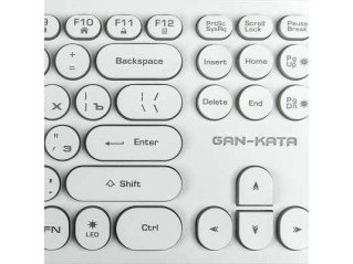 Клавиатура Dialog Gan-Kata KGK-16U White