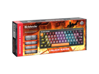 Клавиатура Defender Black Raven GK-417 Grey