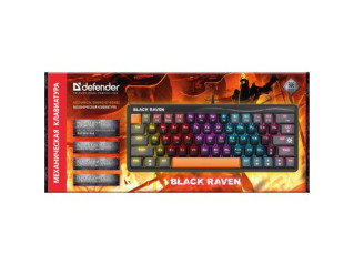 Клавиатура Defender Black Raven GK-417 Black